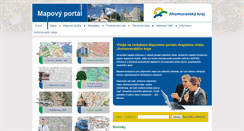 Desktop Screenshot of mapy.kr-jihomoravsky.cz