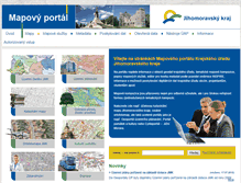 Tablet Screenshot of mapy.kr-jihomoravsky.cz